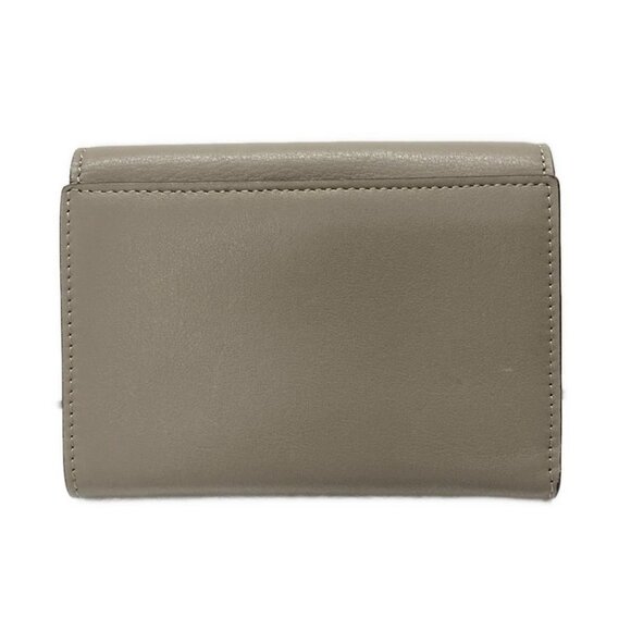 FENDI Peekaboo Gray Beige Leather - Bifold Wallet 387-042725 - Picture 2 of 9